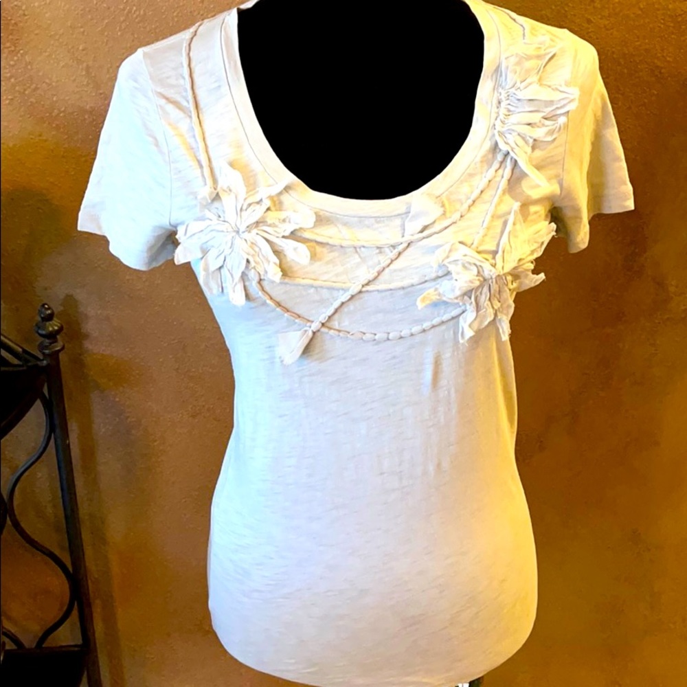 NWOT J Crew Embellished Tee